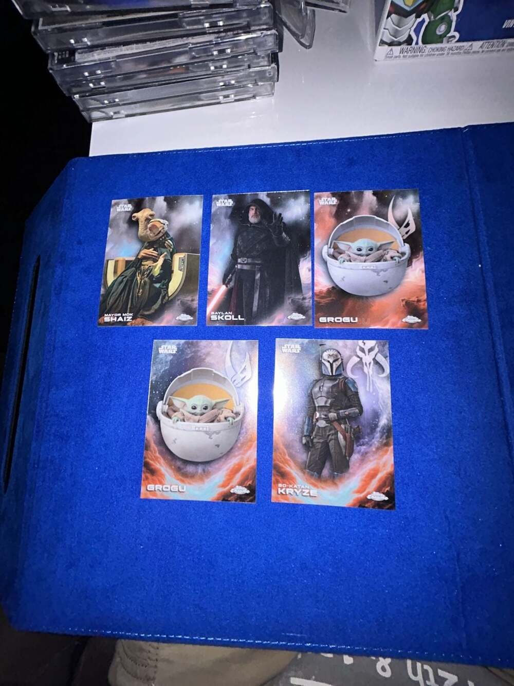 2024 Topps Chrome Star Wars Trading Card Lot of 5 - Mayor Mok Shaiz, Baylan Skol - Picture 1 of 1